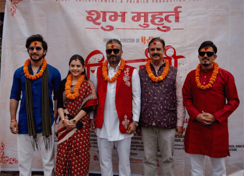 चलचित्र ‘चिरञ्जीवी भव’को शुभमुहूर्त, हरिवंशले दिए पहिलो सट