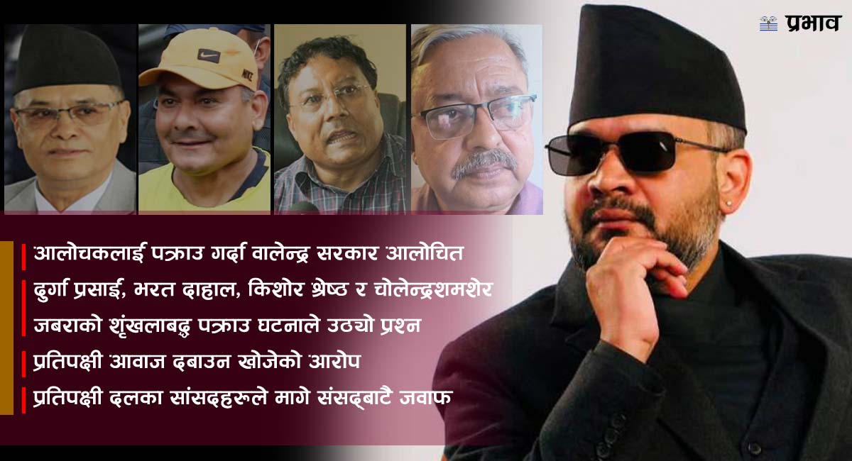 आलोचना रोक्न राज्यशक्तिको दुरुपयोग