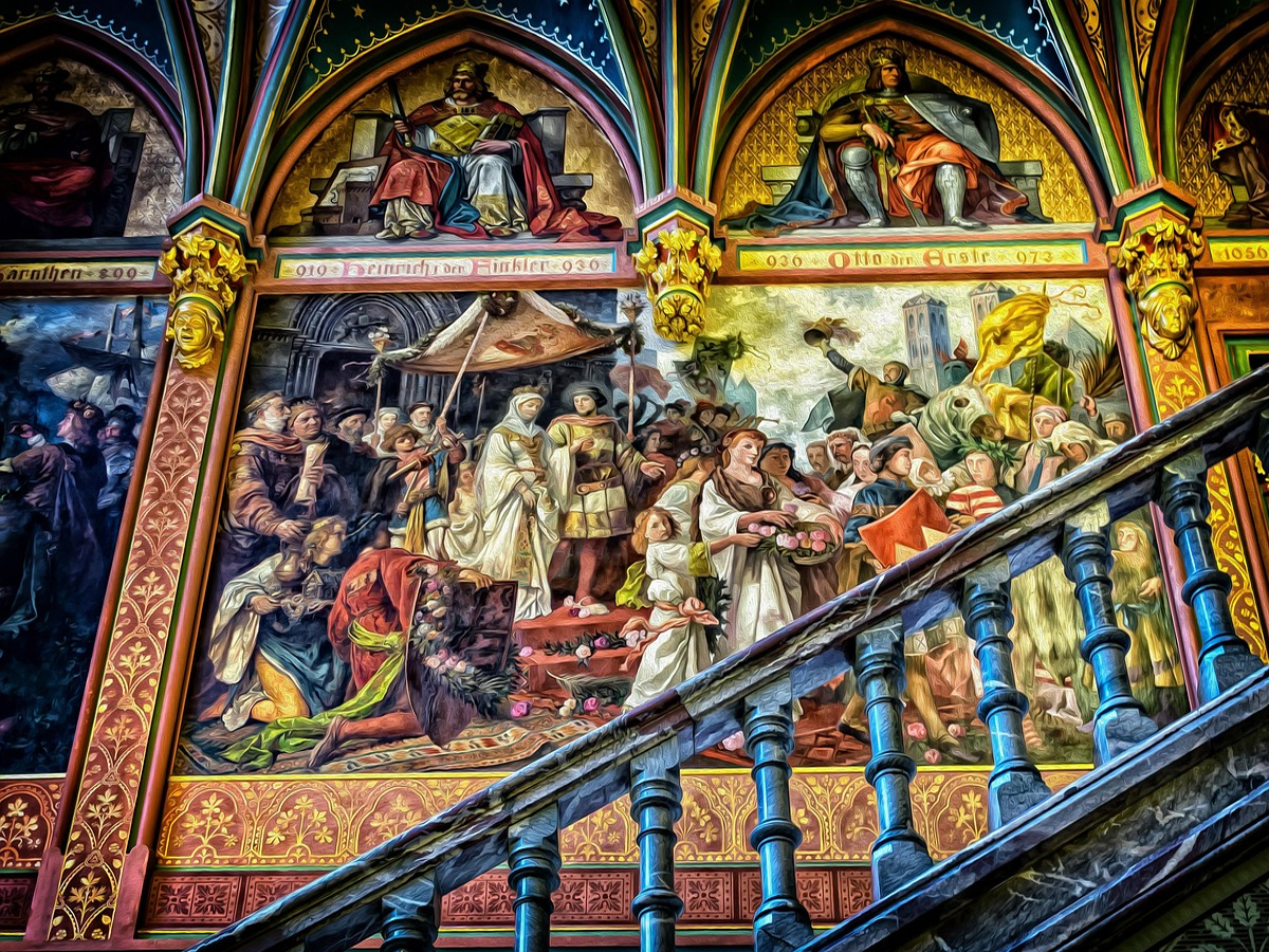 दश देशका कलाकारका चित्रकला प्रदर्शन