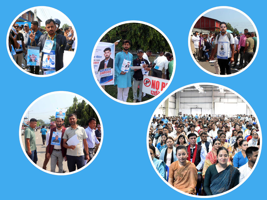 निर्वाचन प्रक्रियाअघि बढेसँगै नेता, कार्यकर्ता भोट माग्न व्यस्त